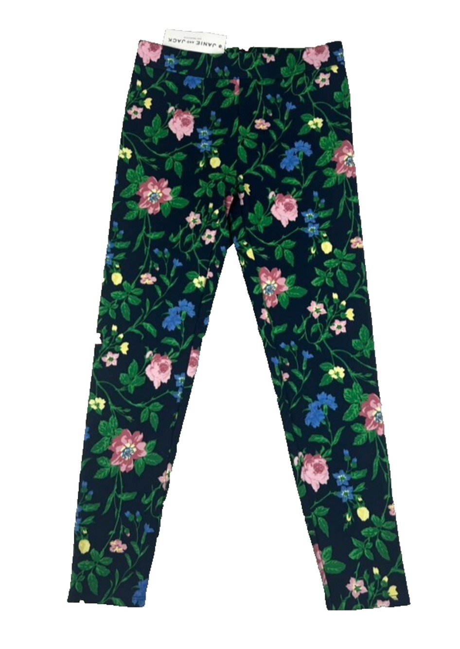 Janie and Jack Leggings Kids Girls Size 8 Floral Print Multicolor NWT